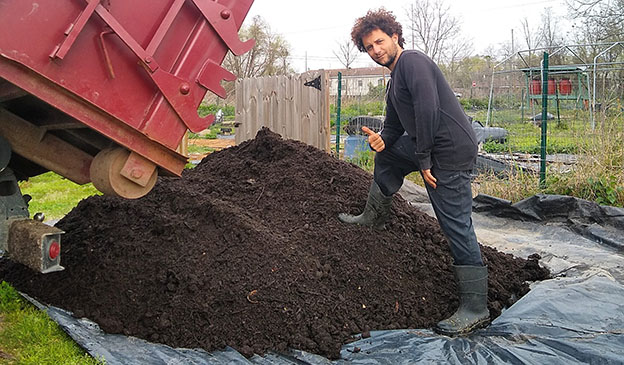 Pictured: 4 cubic yards delivered to a farm